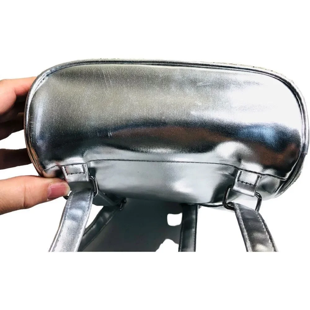 Justice Multicolored Sparkle Backpack Initial S - Picture 5 of 9